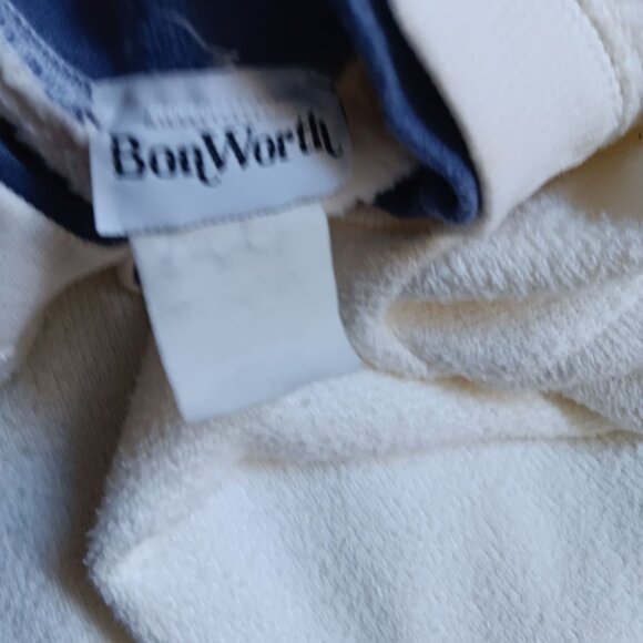 Vintage Women's Sweatshirt XL Cottage Core Embroidered Angels White granny - Picture 5 of 5